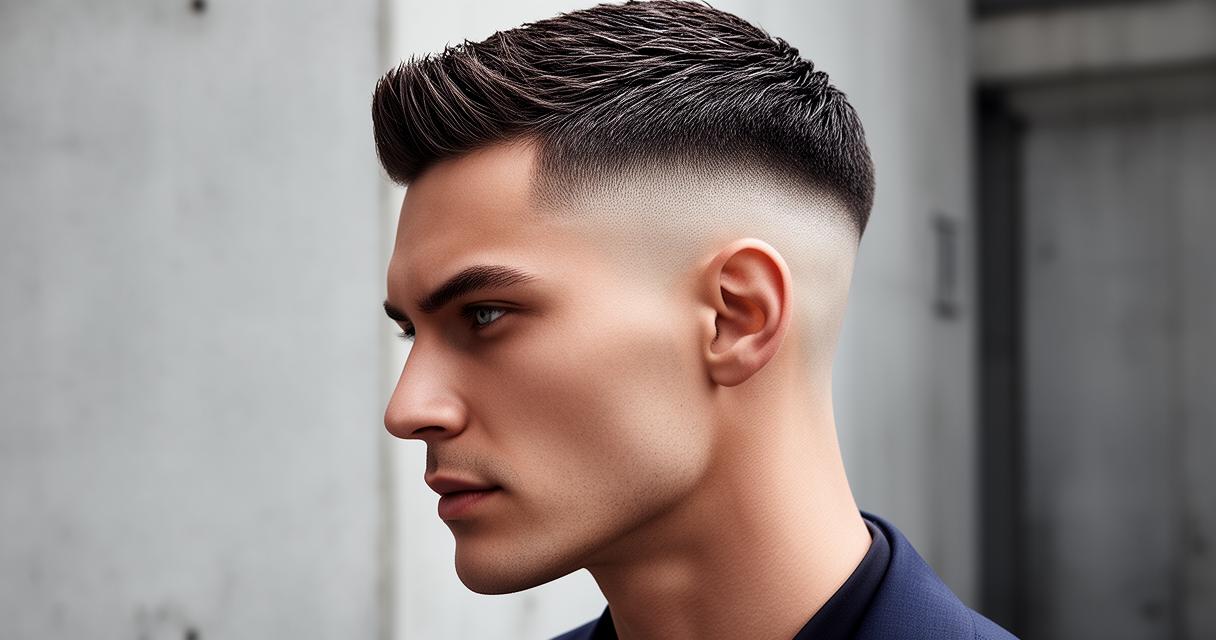 La coupe cheveux dégradé homme vous différencie de tous les autres styles de coiffure : osez les motifs rasés